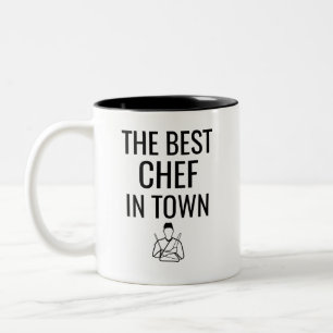 The Best Chef In Town Two-Tone Coffee Mug