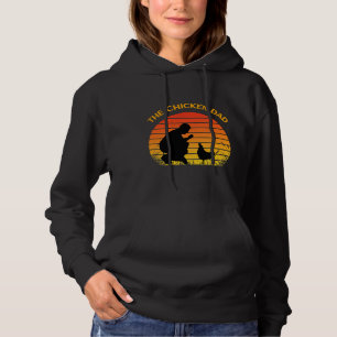 The Best Chicken Dad Vintage Retro   Hoodie