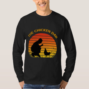 The Best Chicken Dad Vintage Retro T-Shirt
