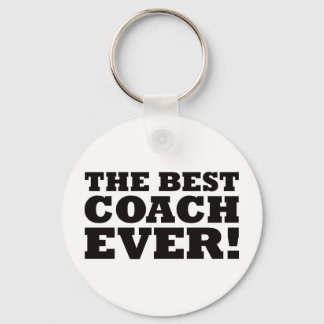 The Best Coach Ever Keychain