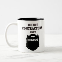 the best contractors have beards gift men t-shirt Two-Tone coffee mug the best contractors have beards gift men t-shirt Two-Tone coffee mug