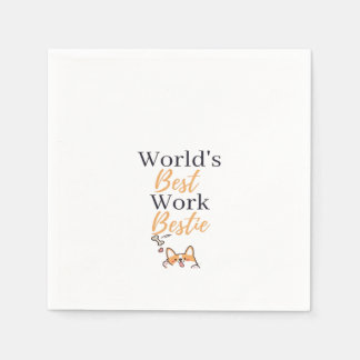 The Best Coworker In The World Graphic Napkins