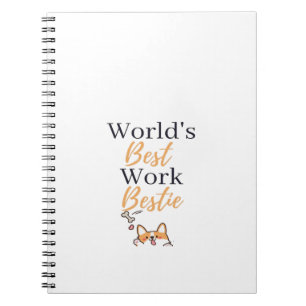 The Best Coworker In The World Graphic Notebook