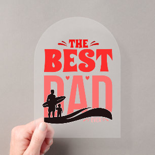 The Best Dad Ever Acrylic Invitations