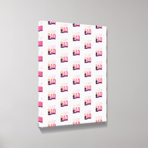 The Best Dad Ever Canvas Photo Tile