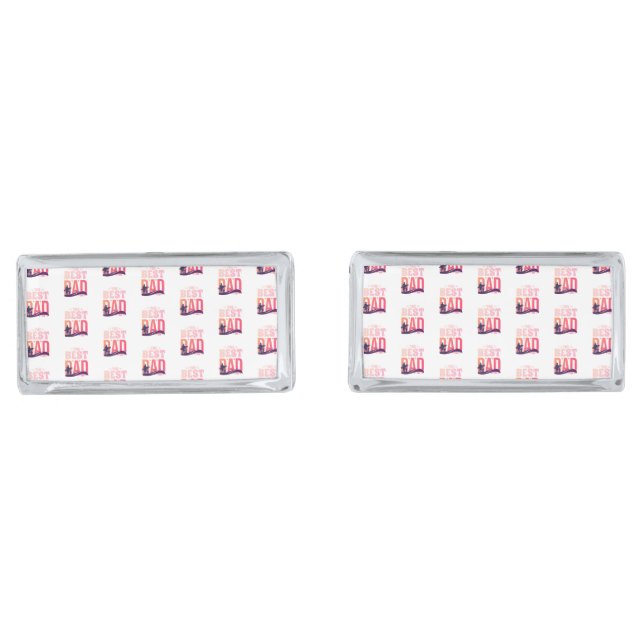 The Best Dad Ever Cufflinks (Front)