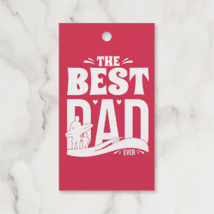 The Best Dad Ever - Father & Child Foil Gift Tags