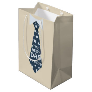 'The Best Dad Ever' Father's Day Birthday Gift Medium Gift Bag