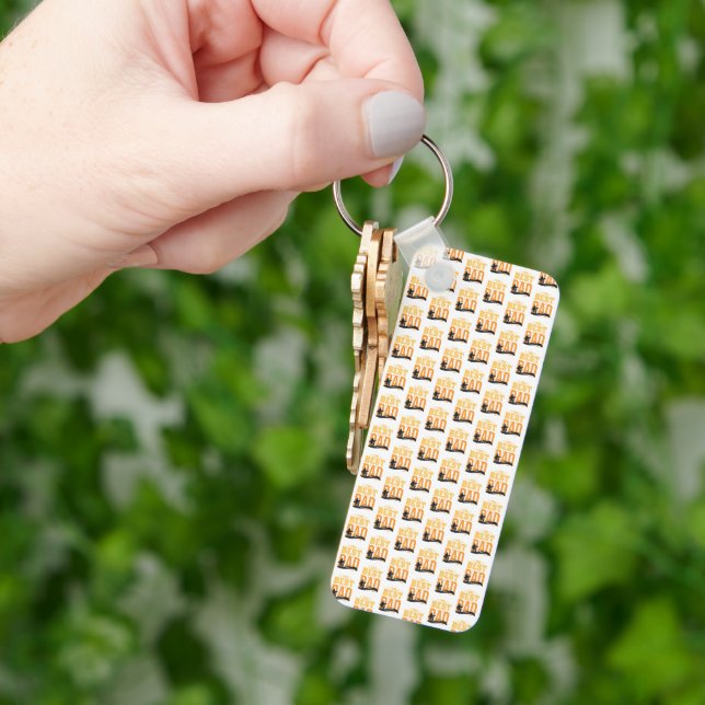The Best Dad Ever Keychain (Hand)