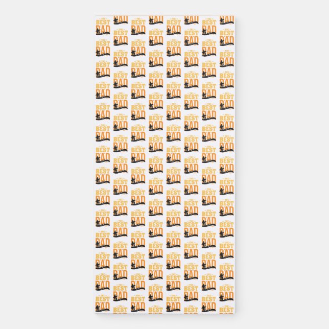 The Best Dad Ever Magnetic Notepad (Front)