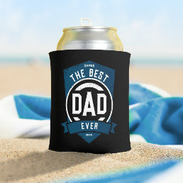 The Best Dad Ever Modern Father&#39;s Day Gift Can Cooler