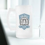 The Best Dad Ever Modern Father's Day Gift Frosted Glass Beer Mug
