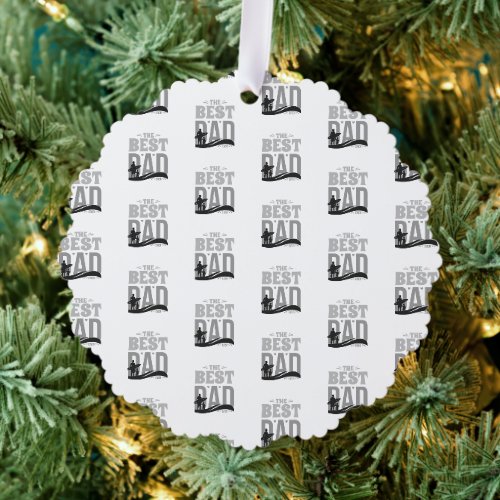 The Best Dad Ever Ornament Card