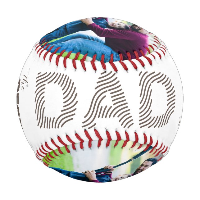 The Best Dad Ever Photo, Father's Day Baseball (Back)