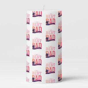 The Best Dad Ever Pillar Candle