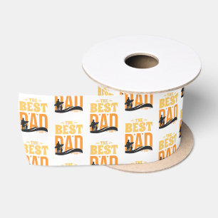 The Best Dad Ever Satin Ribbon