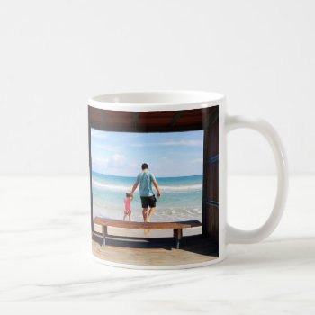 The Best Dad - Framed Editable Photo & Text Coffee Mug by Fanattic at Zazzle