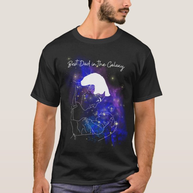🌍 "The Best Dad in the... World! 👑 | Premium Fat T-Shirt (Front)