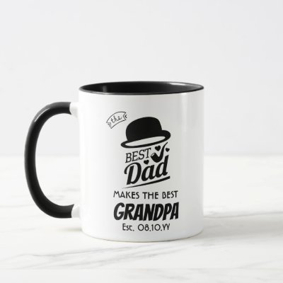 The Best DAD Makes The Best Grandpa Personalized Mug