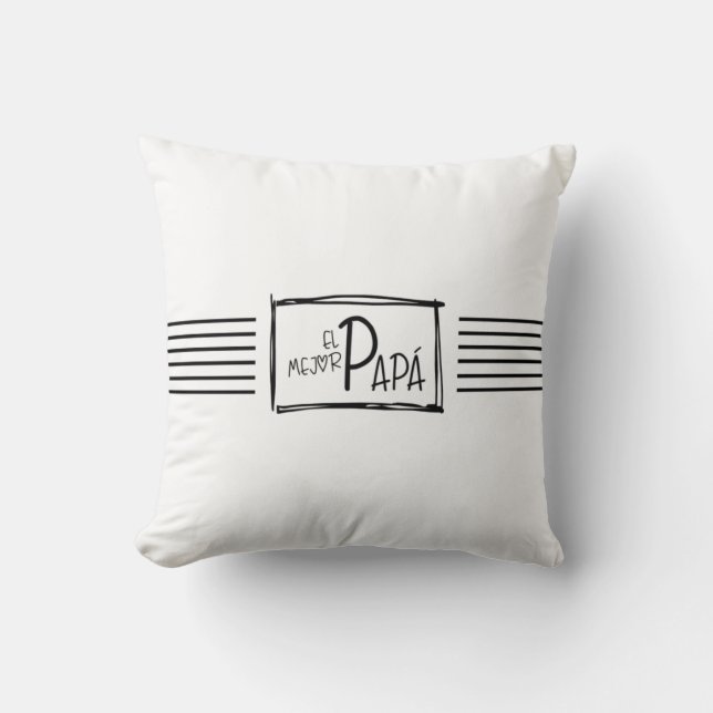 The best Dad. The best dad. Throw Pillow (Front)