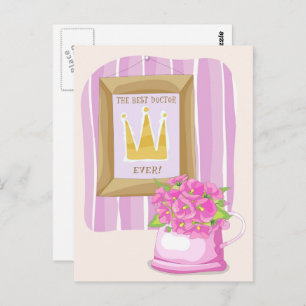 The Best Doctor Ever Postcard