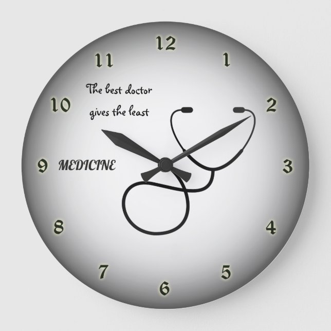 THE BEST DOCTOR LARGE CLOCK (Front)