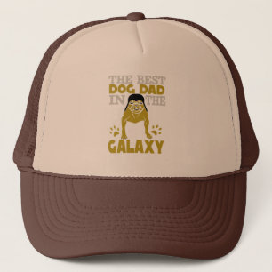The Best Dog Dad in the Galaxy Trucker Hat