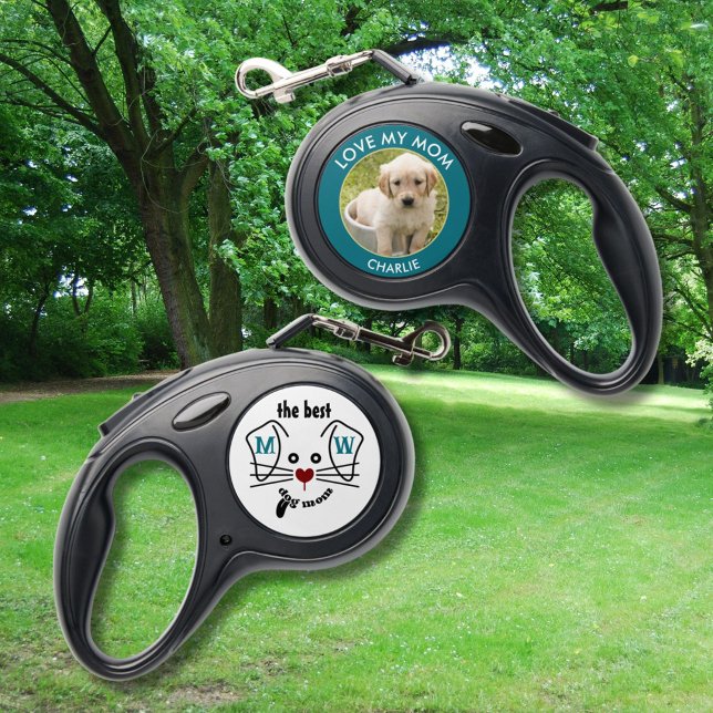 The Best Dog Mom Photo Pet Leash (Creator Uploaded)