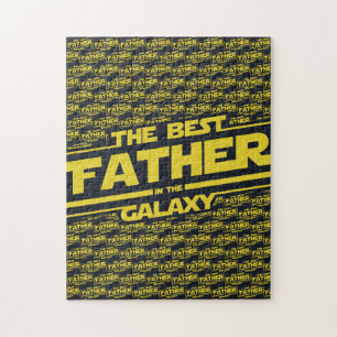 The Best Father In The Galaxy Fathers Day Gift Jigsaw Puzzle