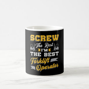 The Best Forklift Operator Driver Warehouse Worker Coffee Mug