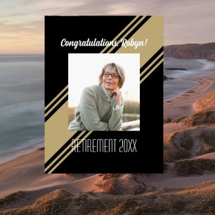 The Best from Group! Retiree Custom Photo Big Card