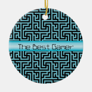 The Best Gamer Ceramic Ornament