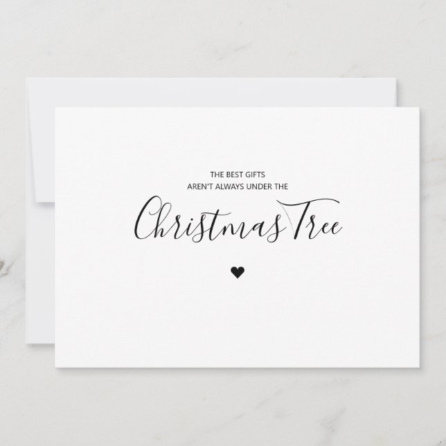 The best gifts aren't alway under card christmas  (Front)