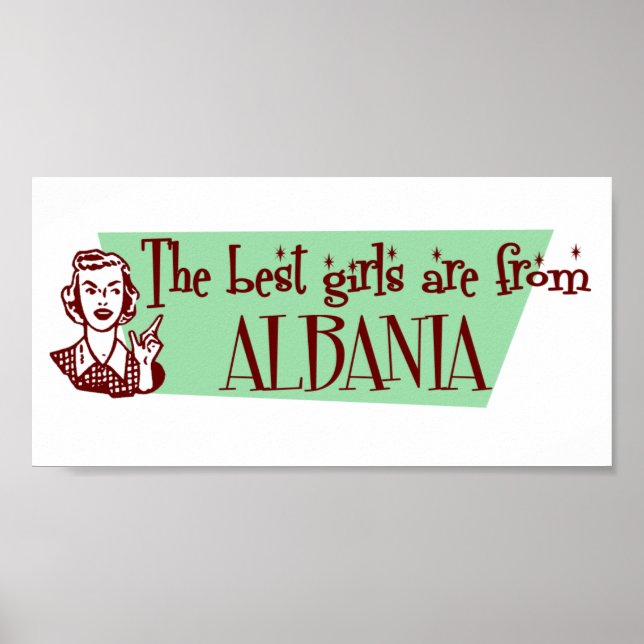 The Best Girls are from Albania Poster (Front)