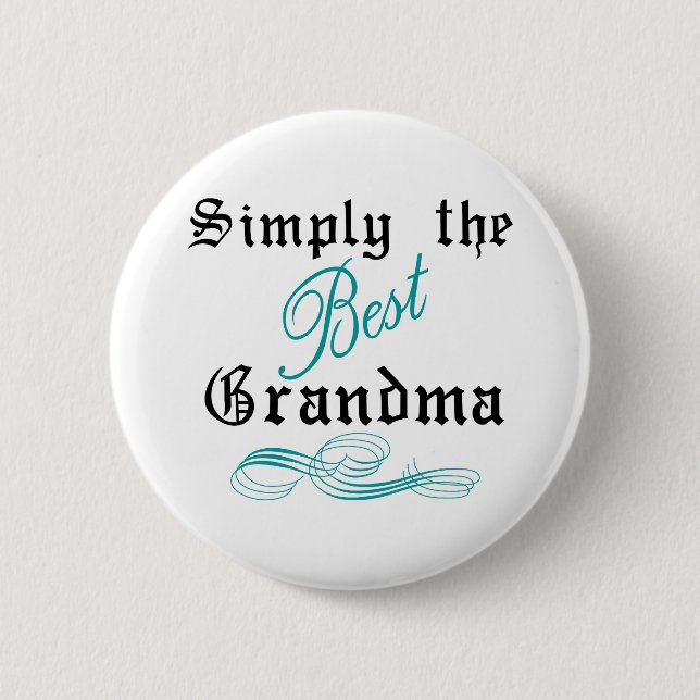 The Best Grandma Button (Front)