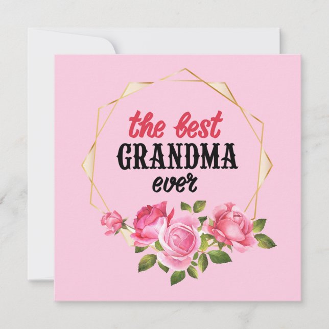 The Best Grandma Ever (Front)