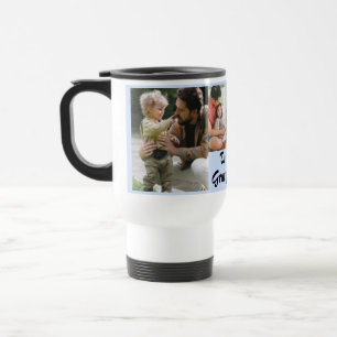 The best Grandpa Ever 4 photos sky Travel Mug