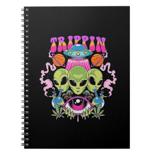 The Best Hippie Gifts Psychedelic Notebook