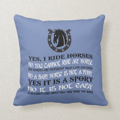 The Best Horse Ever! Throw Pillow