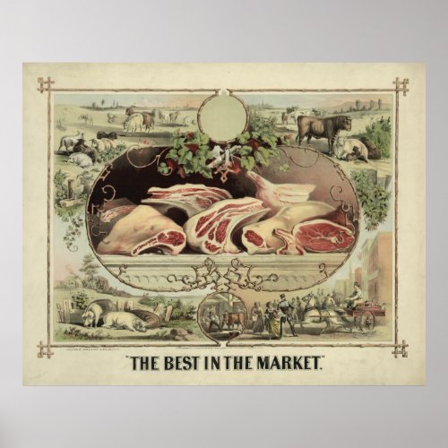 The Best in the Market 1872 Poster