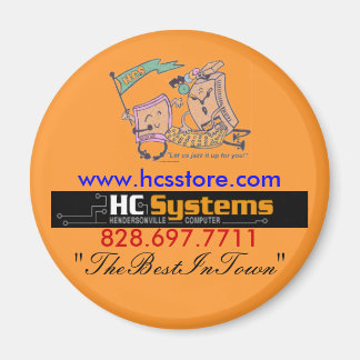 The Best In Town button Magnet