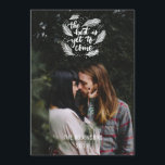 The Best is Yet Script Romantic Modern Photo Trend Cards<br><div class="desc">The best is yet to come Script Romantic Modern Trendy Photo Card is great way to send holiday wishes  to your friends and family. Hand lettered wording adds a unique element</div>