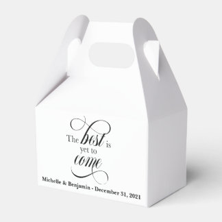 The Best is Yet to Come Favor Box