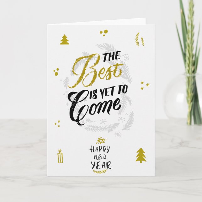 The Best is yet to Come Holiday Card (Front)