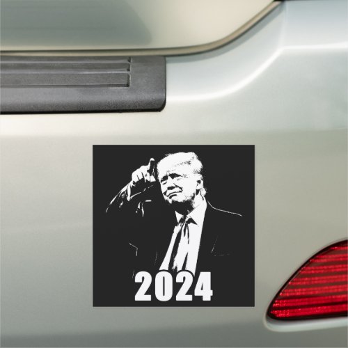 The Best is Yet to Come Trump USA 2024 Graphic Car Magnet