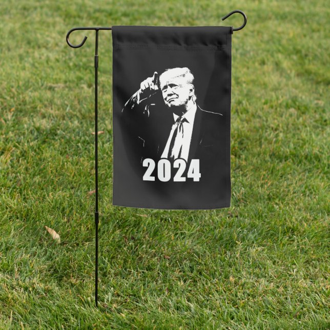 The Best is Yet to Come: Trump USA 2024 Graphic   Garden Flag (In SItu)