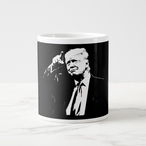 The Best is Yet to Come Trump USA 2024 Graphic   Giant Coffee Mug
