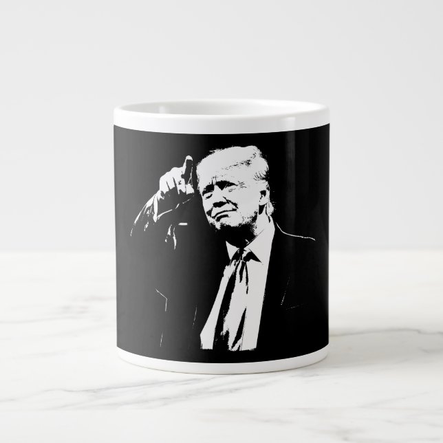 The Best is Yet to Come: Trump USA 2024 Graphic   Giant Coffee Mug (Front)