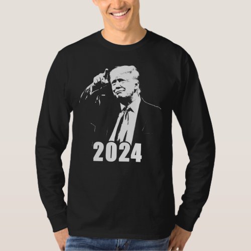 The Best is Yet to Come Trump USA 2024 Graphic  T_Shirt