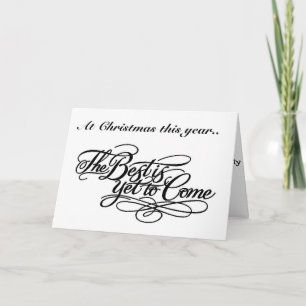 THE BEST IS YET TO COME-U WERE NAUGHTY-CHRISTMAS HOLIDAY CARD